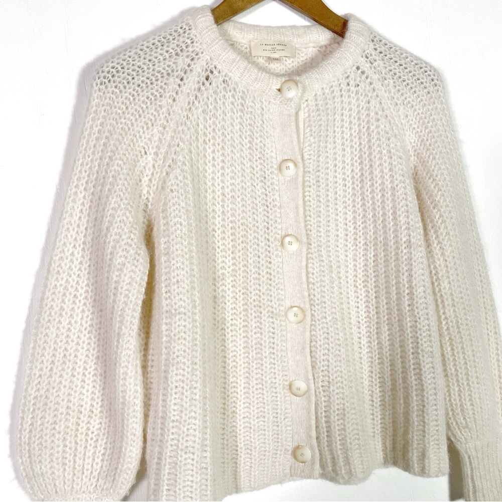 Sezane Emile Cardigan Ecru - Picture 3 of 6